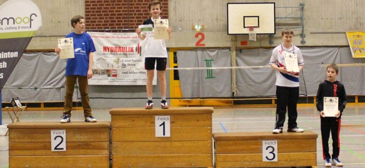 Hannes Weinholz gewinnt die 2. A-RLT im Einzel.