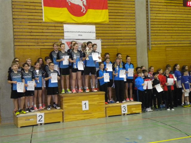 Siegerehrung: 3. Platz: SG Brietlingen/Adendorf